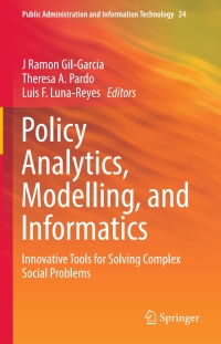 Cover image: Policy Analytics, Modelling, and Informatics 9783319617619