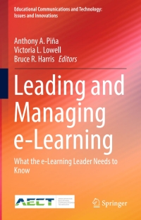 Imagen de portada: Leading and Managing e-Learning 9783319617794