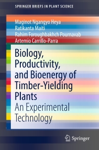 Imagen de portada: Biology, Productivity and Bioenergy of Timber-Yielding Plants 9783319617978
