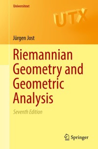 Cover image: Riemannian Geometry and Geometric Analysis 7th edition 9783319618593