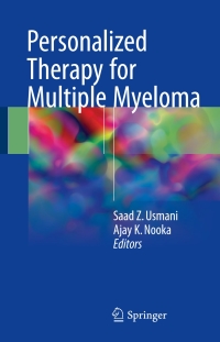 Imagen de portada: Personalized Therapy for Multiple Myeloma 9783319618715
