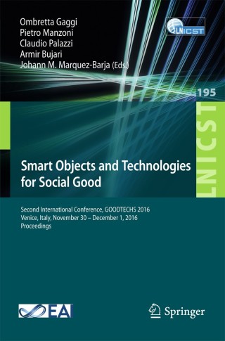 Cover image: Smart Objects and Technologies for Social Good 9783319619484