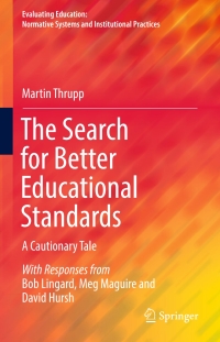 Titelbild: The Search for Better Educational Standards 9783319619576