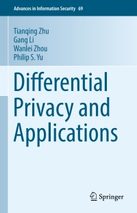 Titelbild: Differential Privacy and Applications 9783319620022