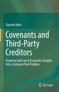 صورة الغلاف: Covenants and Third-Party Creditors 9783319620350