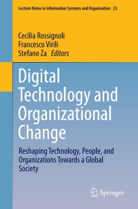 Cover image: Digital Technology and Organizational Change 9783319620503
