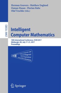 Cover image: Intelligent Computer Mathematics 9783319620749