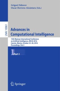 Imagen de portada: Advances in Computational Intelligence 9783319624334