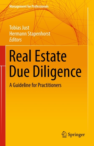 صورة الغلاف: Real Estate Due Diligence 9783319625089