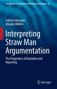 Titelbild: Interpreting Straw Man Argumentation 9783319625447