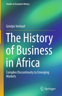 Titelbild: The History of Business in Africa 9783319625652