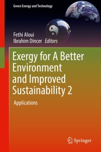 Imagen de portada: Exergy for A Better Environment and Improved Sustainability 2 9783319625744