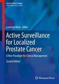 Imagen de portada: Active Surveillance for Localized Prostate Cancer 2nd edition 9783319627090