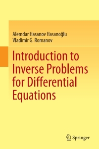 Imagen de portada: Introduction to Inverse Problems for Differential Equations 9783319627960