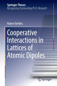 Immagine di copertina: Cooperative Interactions in Lattices of Atomic Dipoles 9783319628424