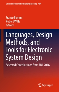 Cover image: Languages, Design Methods, and Tools for Electronic System Design 9783319629193
