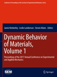 صورة الغلاف: Dynamic Behavior of Materials, Volume 1 9783319629551