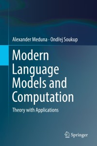 Cover image: Modern Language Models and Computation 9783319630991