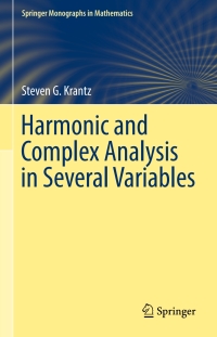 Cover image: Harmonic and Complex Analysis in Several Variables 9783319632292
