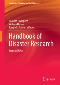 Omslagafbeelding: Handbook of Disaster Research 2nd edition 9783319632537