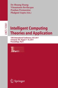 Cover image: Intelligent Computing Theories and Application 9783319633084