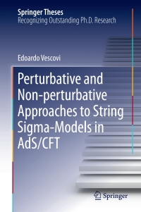 Omslagafbeelding: Perturbative and Non-perturbative Approaches to String Sigma-Models in AdS/CFT 9783319634197