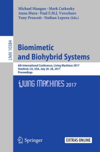 Cover image: Biomimetic and Biohybrid Systems 9783319635361