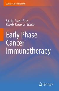 Omslagafbeelding: Early Phase Cancer Immunotherapy 9783319637563