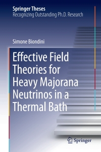 Omslagafbeelding: Effective Field Theories for Heavy Majorana Neutrinos in a Thermal Bath 9783319639000