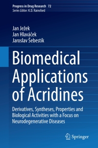 Cover image: Biomedical Applications of Acridines 9783319639529