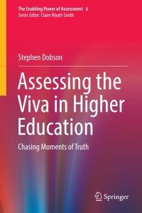 Titelbild: Assessing the Viva in Higher Education 9783319640143