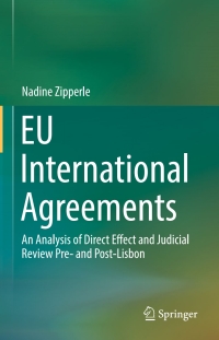 Cover image: EU International Agreements 9783319640778