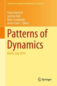 Imagen de portada: Patterns of Dynamics 9783319641720