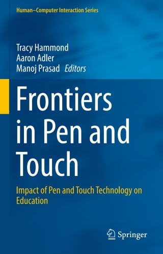 Cover image: Frontiers in Pen and Touch 9783319642383