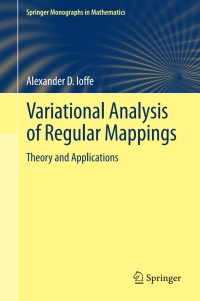Cover image: Variational Analysis of Regular Mappings 9783319642765