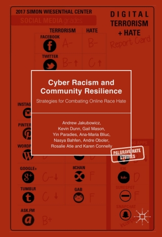 Cover image: Cyber Racism and Community Resilience 9783319643878