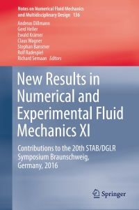 Imagen de portada: New Results in Numerical and Experimental Fluid Mechanics XI 9783319645186