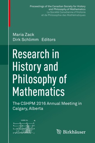 Cover image: Research in History and Philosophy of Mathematics 9783319640921