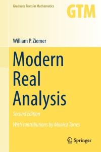 Cover image: Modern Real Analysis 2nd edition 9783319646282