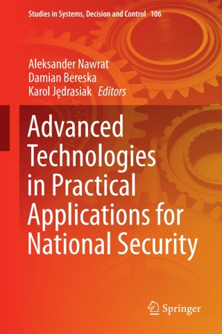 Cover image: Advanced Technologies in Practical Applications for National Security 9783319646732