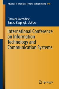 صورة الغلاف: International Conference on Information Technology and Communication Systems 9783319647180
