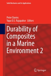 Cover image: Durability of Composites in a Marine Environment 2 9783319651446
