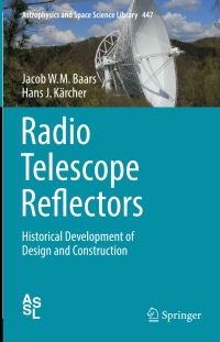 Cover image: Radio Telescope Reflectors 9783319651477