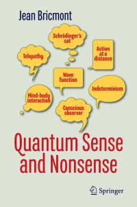 Imagen de portada: Quantum Sense and Nonsense 9783319652702