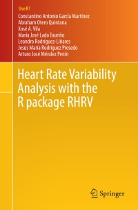 Cover image: Heart Rate Variability Analysis with the R package RHRV 9783319653549