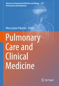 Imagen de portada: Pulmonary Care and Clinical Medicine 9783319654683