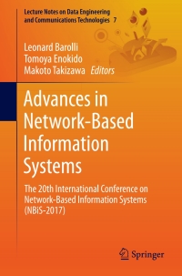 Imagen de portada: Advances in Network-Based Information Systems 9783319655208