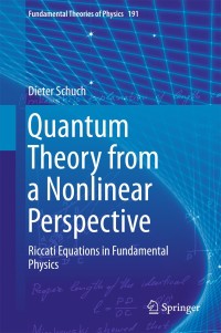 Cover image: Quantum Theory from a Nonlinear Perspective 9783319655925
