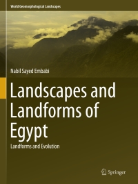 Cover image: Landscapes and Landforms of Egypt 9783319656595