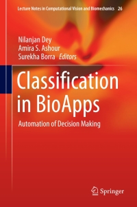 صورة الغلاف: Classification in BioApps 9783319659800
